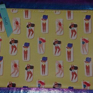 Yellow Summer Ipsy Makeup Bag